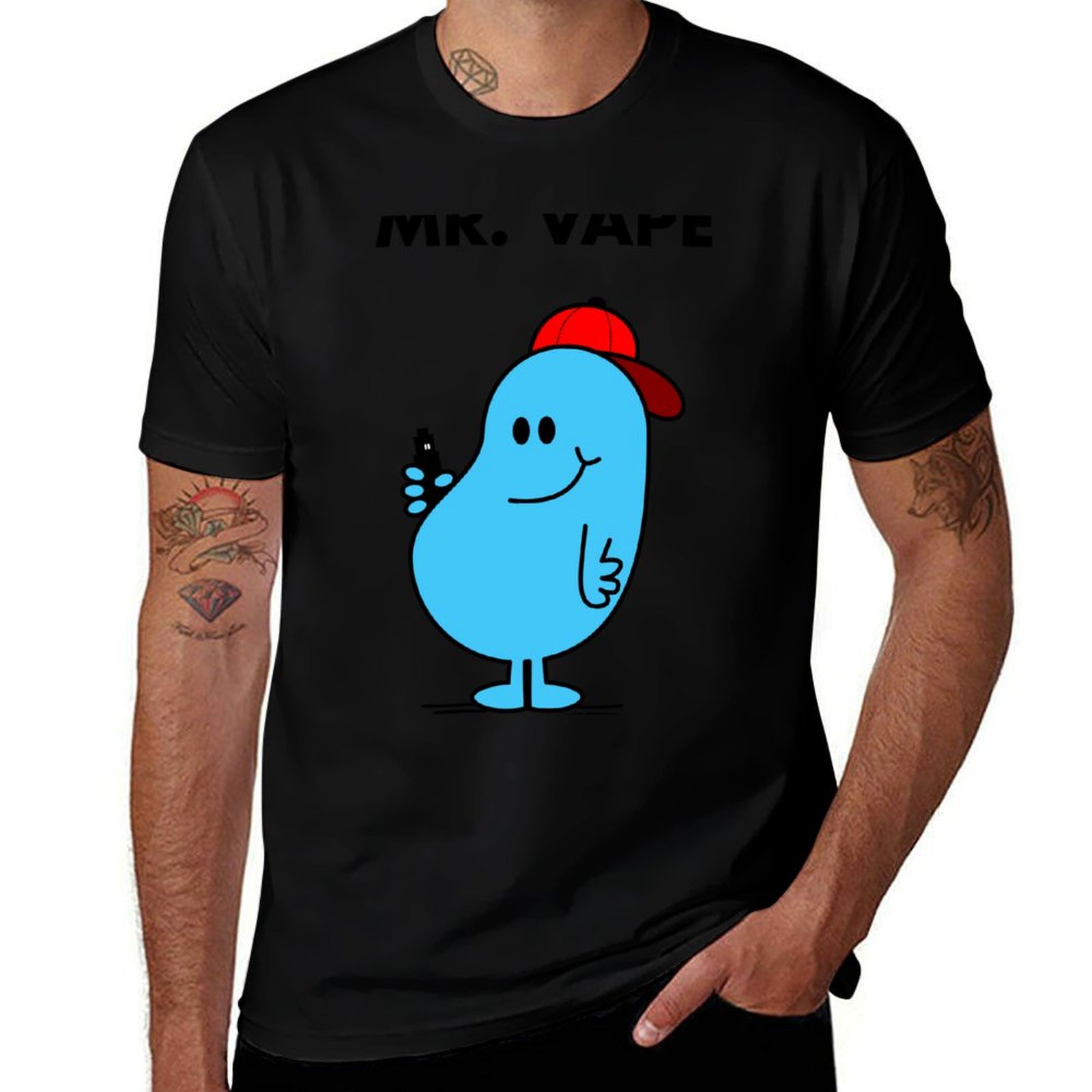 Quick Vape - Футболка Mr.Vape, летняя спортивная быстросохнущая футболка