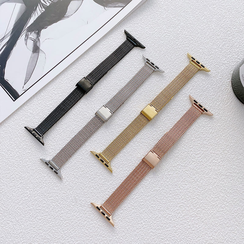 Mesh Coil Strip - Премиальный тонкий металлический ремешок для Apple