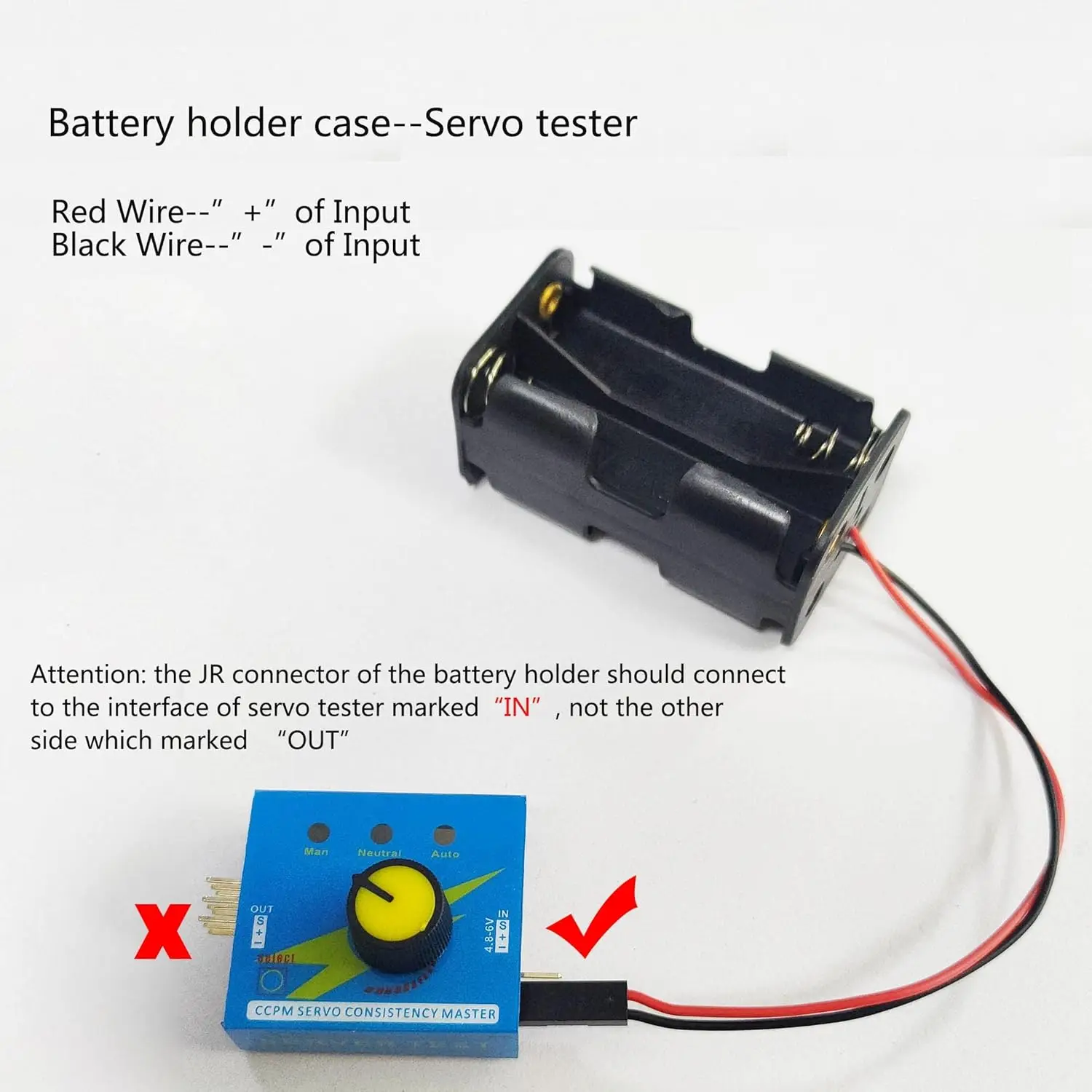 Сервотестер 3-канальный цифров – обзор и цена Battery Case Storage