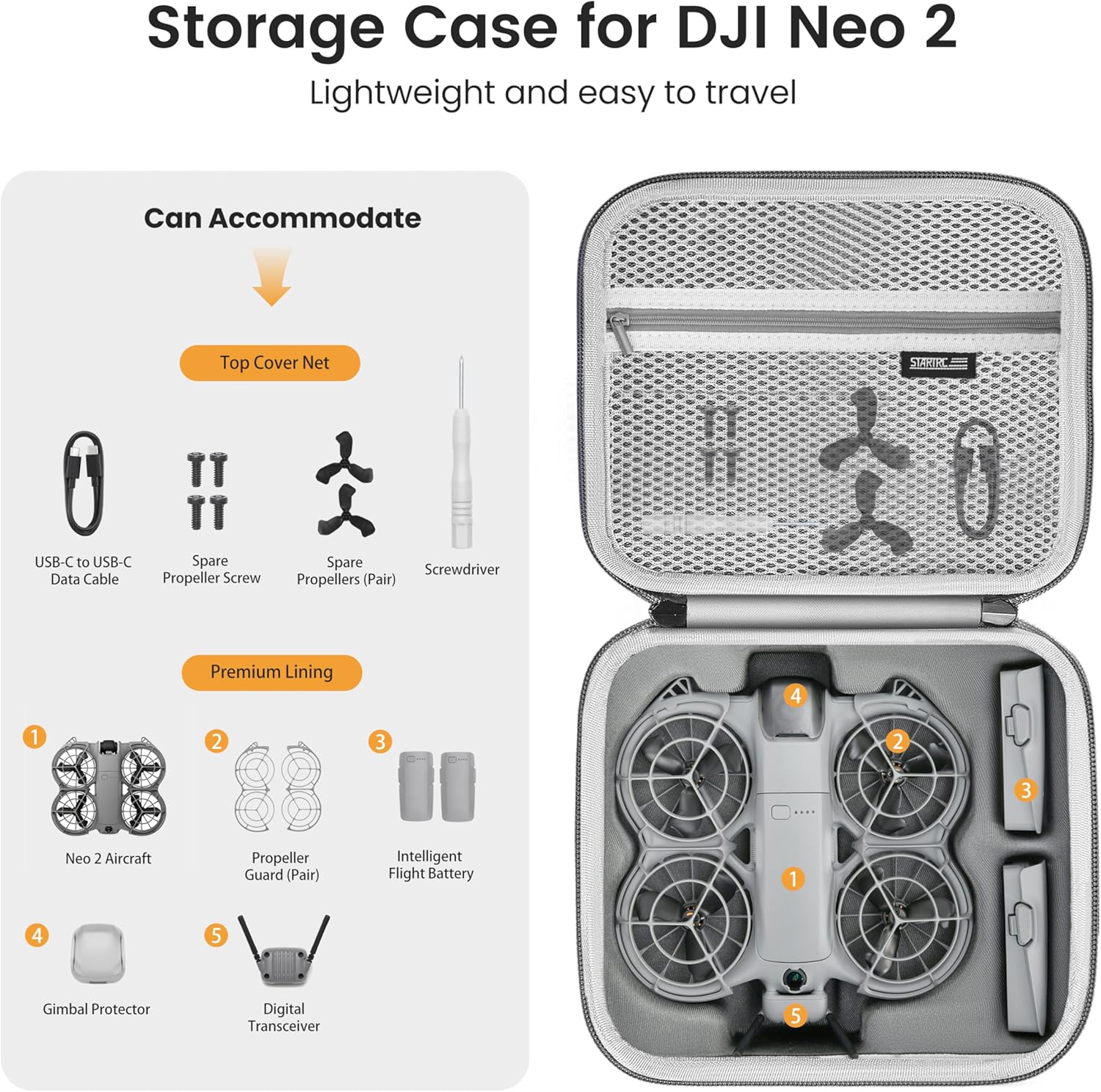 STARTRC Neo 2, портативная сум – обзор и цена Battery Case Storage