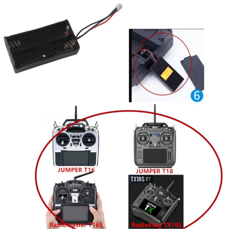 Корпус для батарей RadioMaster – обзор и цена Battery Case Storage