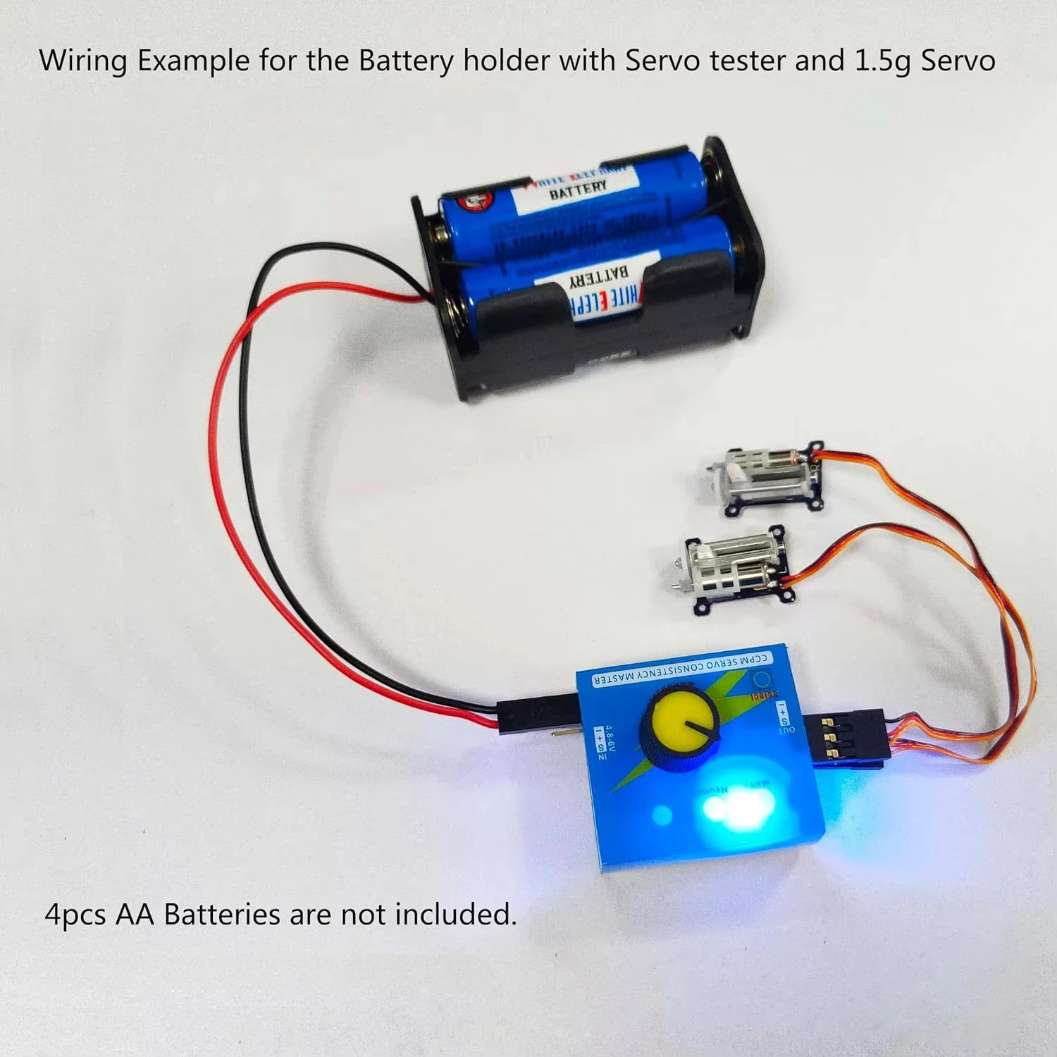 3-канальный цифровой сервотест – обзор и цена Battery Case Storage