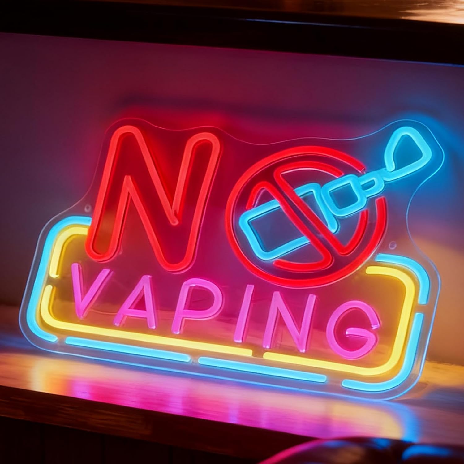 Неоновая светодиодная вывеска  – обзор и цена Vaping Shop