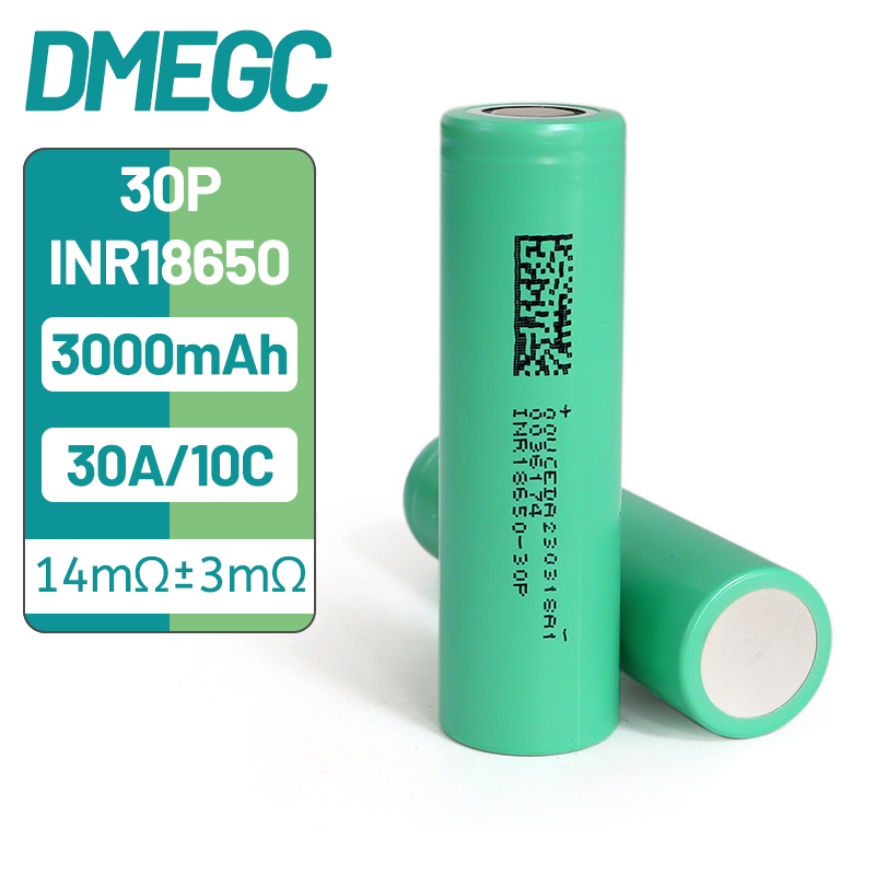 10 шт. DMEGC 30P INR18650 3000 – обзор и цена Vape Battery 18650